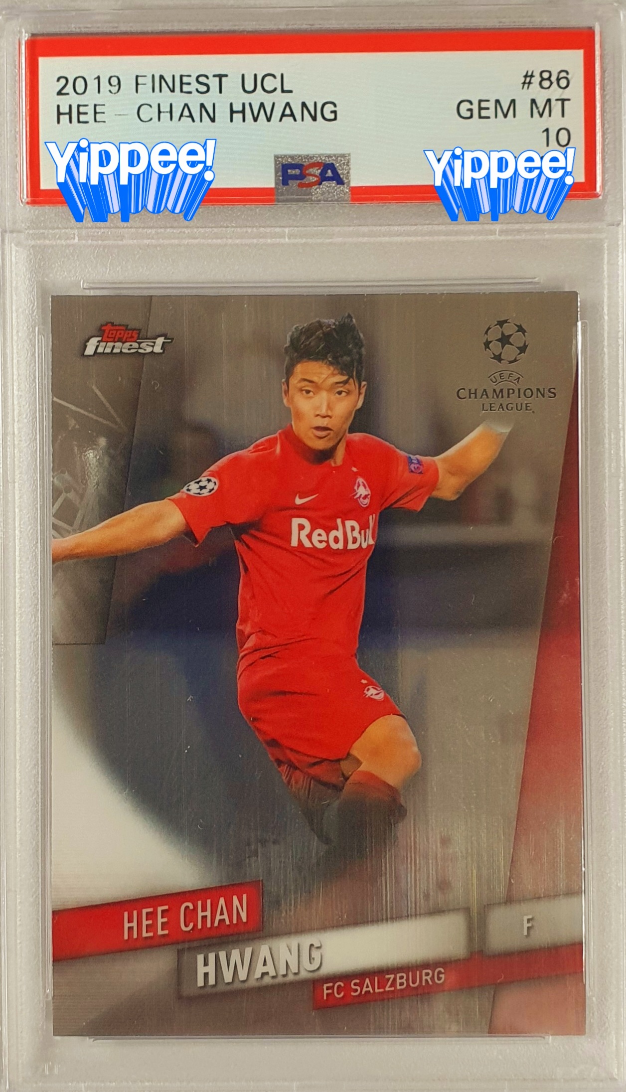 [PSA 10등급(정품최고점)]2019 TOPPS(탑스) Finest UCL 황희찬![코방구][코방구]