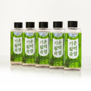 매일 활력 죽염수 기운활력죽염 110g, 5개