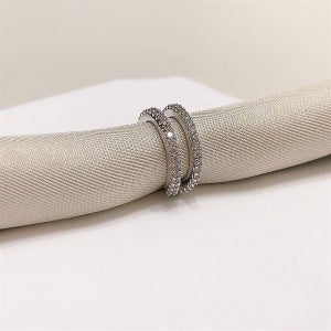 925silver 자체제작 다이아큐빅 레이어드 이어커프 14k 골드 귀걸이 1pcs