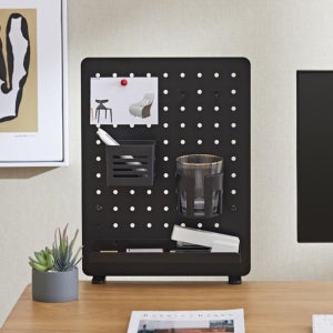 타공판클램프 무타공 악세사리 거치대 페그 보드 책상 파티션