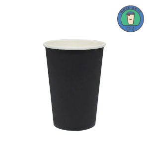 컬러 종이컵 384ml (13온스) 블랙 테이크아웃컵 1000개 일회용 카페