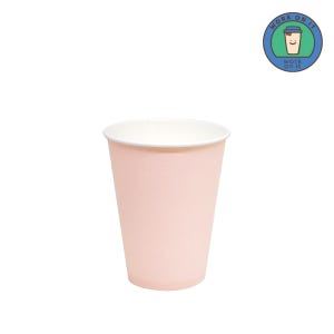 컬러 종이컵 295ml (10온스) 베이비핑크 테이크아웃컵 1000개 일회용 카페