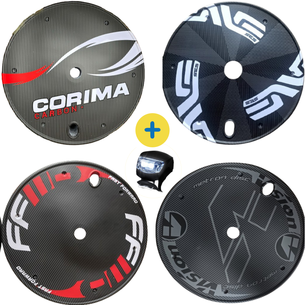 픽시 디스크휠커버 코리마 700C 픽시 휠 카본삼발이 1세트(2장)