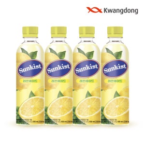(광동 직영) 썬키스트 레몬에이드 500ml 24입 (유/무라벨 랜덤)