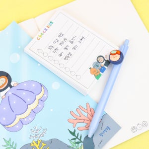 탐나친구들 문구세트 (A5노트+볼펜+체크리스트) 새학기 학용품 추천