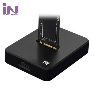 [인네트워크] 1베이 외장 SSD 도킹 스테이션 C타입 M.2 IN-DK1P