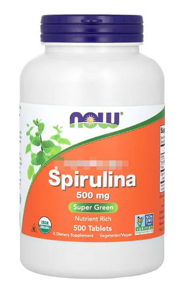 <b>나우푸드 Spirulina</b> 스피룰리나 스피루리나 3000mg 500정 프로틴