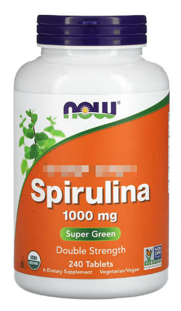 <b>나우푸드 Spirulina</b> 스피룰리나 스피루리나 1000mg 240정 프로틴