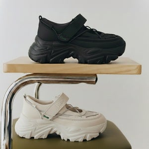 [클립] 소가죽 스탠딩 스니커즈 발레코어 메리제인 운동화 ATYP 새일 -CL0502HB 6.5cm