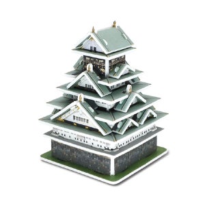 모또 세계 문화유산 건축모형 오사카성 3D입체퍼즐 만들기 /종이우드락퍼즐