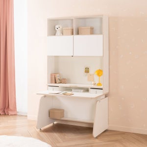 리바트 코이 1200 6단 일반책상세트 플랩도어형