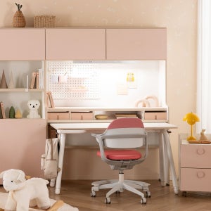 리바트 코이 1200 5단 이동식 책상세트 플랩도어형