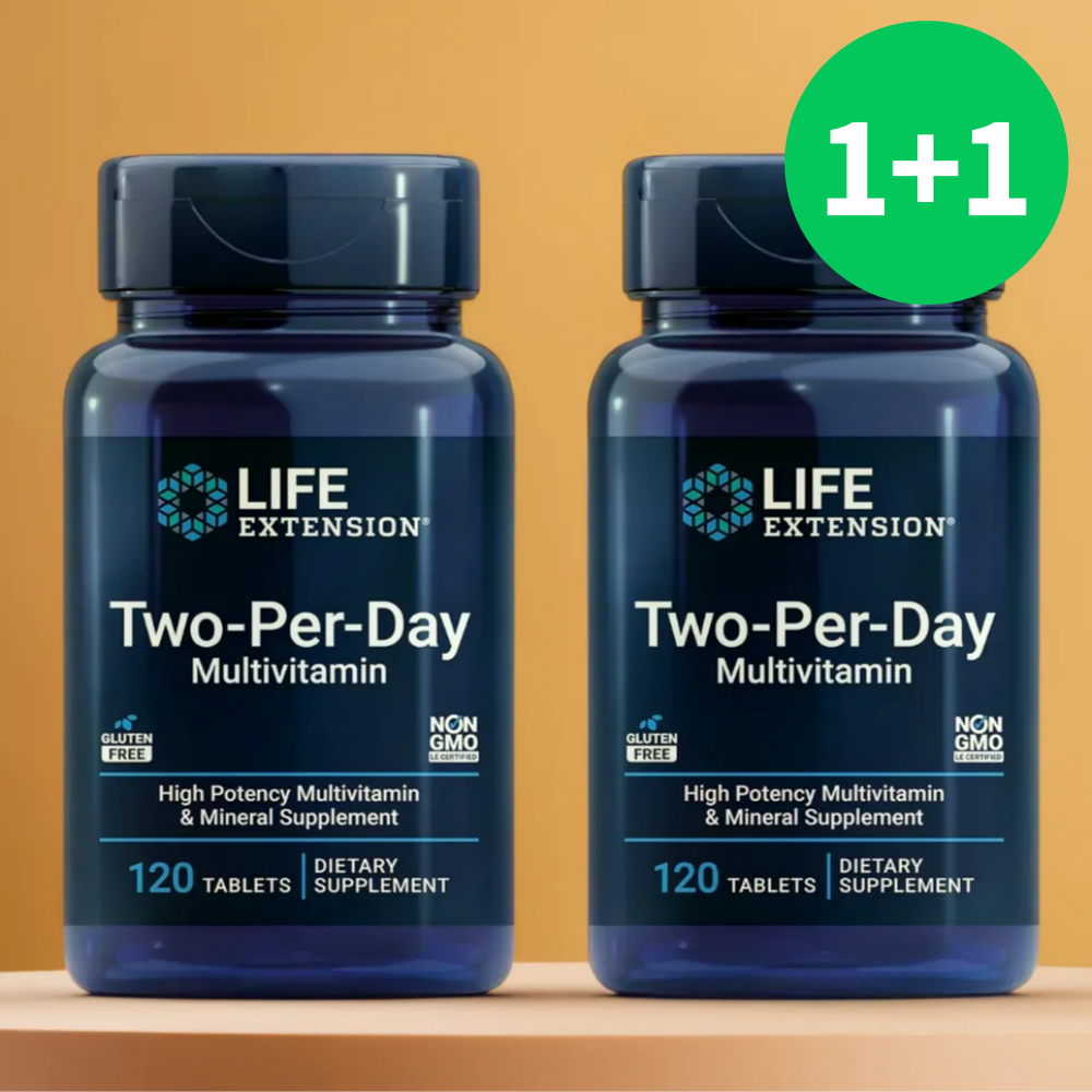 라이프익스텐션 투<b>퍼데이</b> 종합<b>비타민</b> V2 120타블렛 <b>1</b>+<b>1</b>