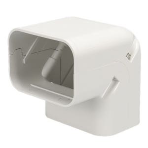 헬로전기 에어컨배관 수직엘보90도100mm 90도 SC90-100 I 한국배관커버/배관 설비 용품 부속 파이프 자재 전기 소방 통신
