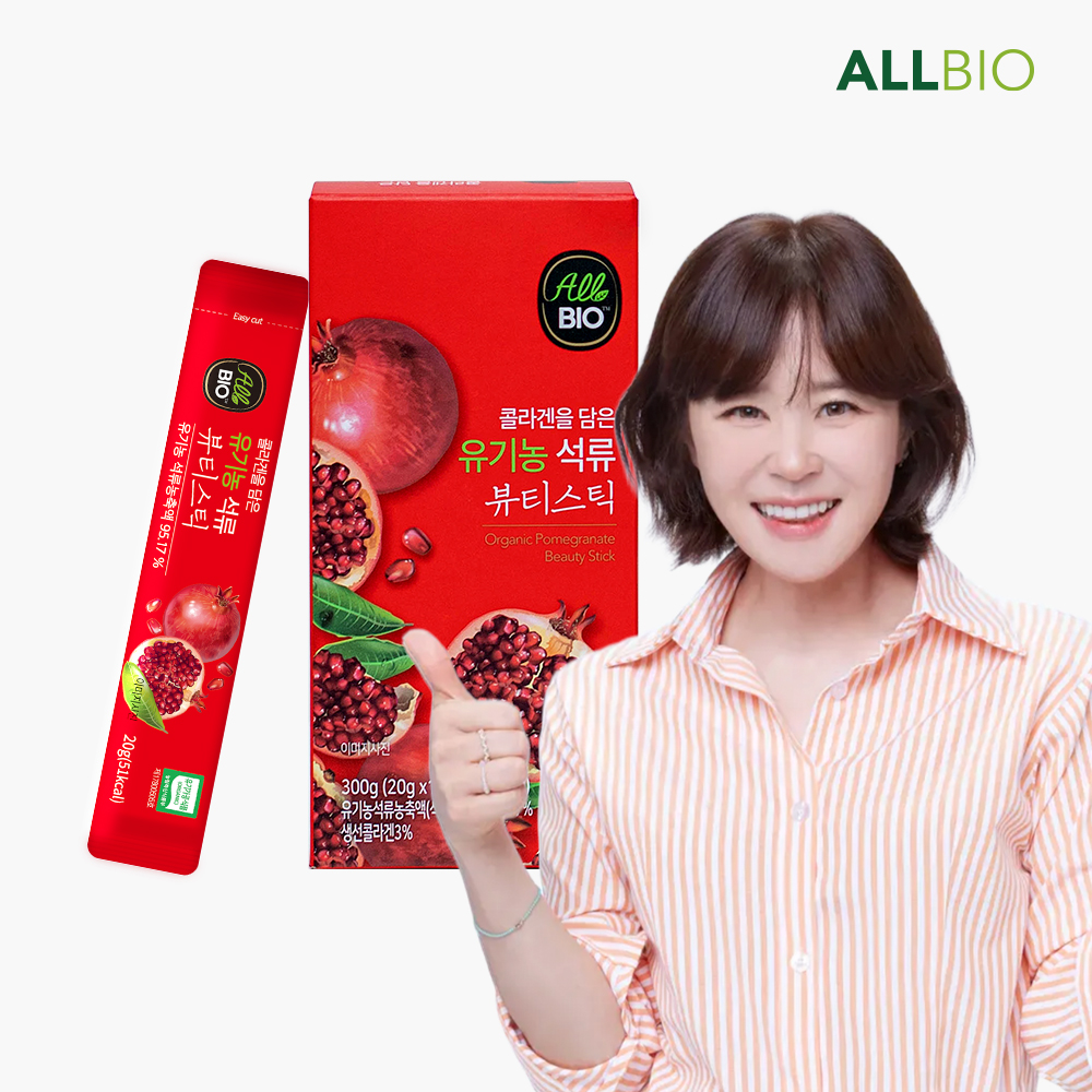 올바이오 유기농 <b>석류 콜라겐</b> 젤리스틱 20gX15포 어린 저분자 피쉬<b>콜라겐</b>