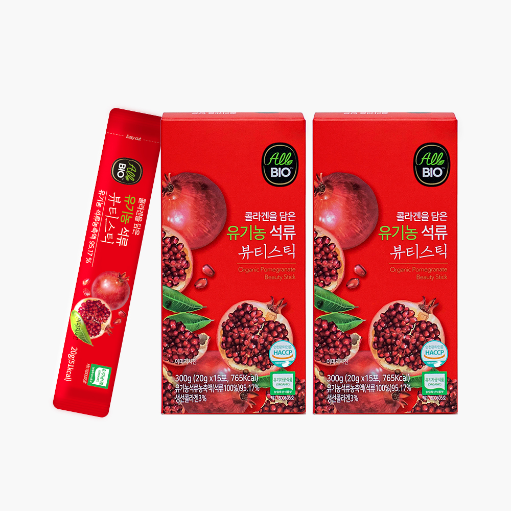 올바이오 유기농 <b>석류 콜라겐</b> 젤리스틱 20gX30포 어린 저분자 피쉬<b>콜라겐</b>