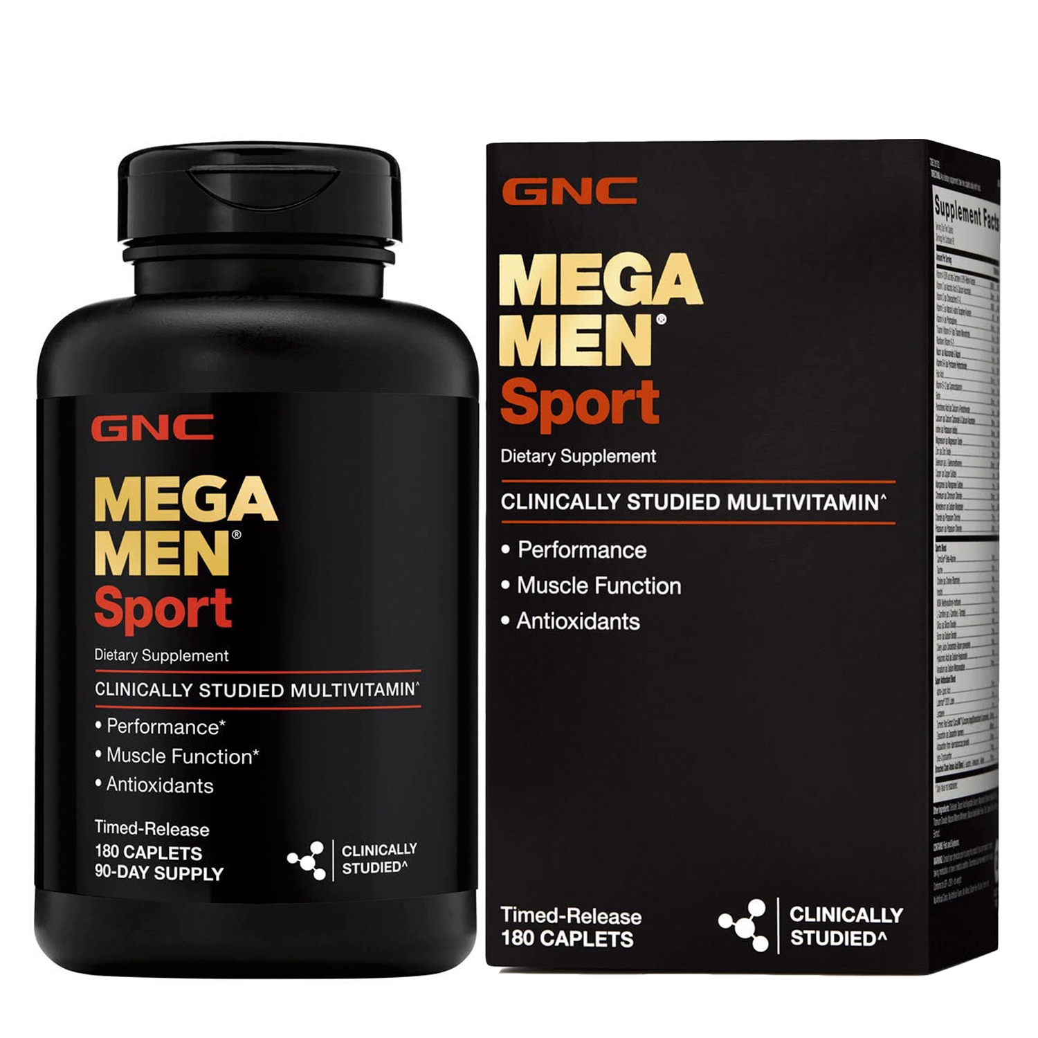 GNC 메가맨 스포츠 멀티<b>비타민</b> 미네랄 아이언<b>프리</b> 180정