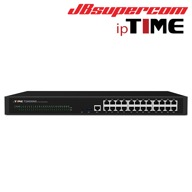 아이피타임 T24000NS 24포트 기가 유선 공유기 - JBSupercom
