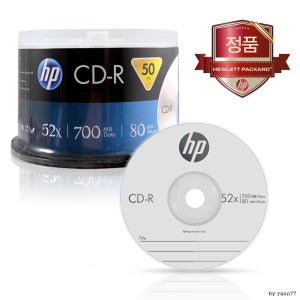 KJPHP CD-R 700MB 52배속 50장케이크/공CD