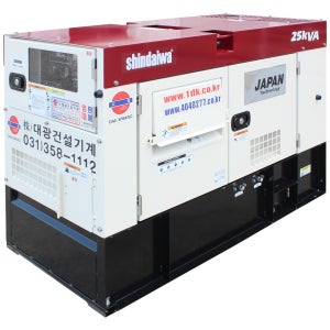 신다이와 디젤 발전기 비상 저소음 산업용 Generator 25kVA DG25MK