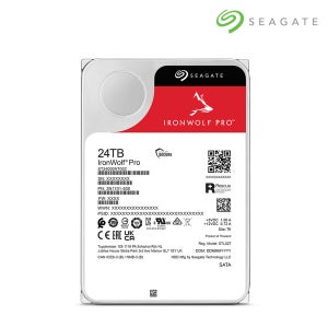 24TB ST24000NT002 씨게이트 IronWolf Pro NAS 하드디스크 5년보증 데이터복구 512MB, 24TB