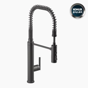 [콜러] KOHLER 24982T-4-BL 퓨리스트 풀아웃 자바라 주방 수전