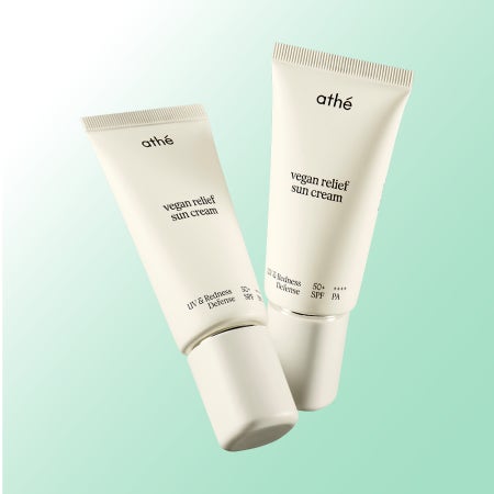 [단품/1+1] 아떼 비건 릴리프 무기자차 선크림 50ml SPF50+ PA++++