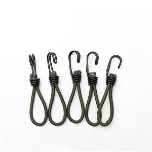 캠핑용 탄성로프버클 5개 스트레치코드 타프 다용도 라텍스 탄성텐트 드로스트링 로프 고리