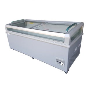 알앤에프(주) SD-700W 냉동 평대 아이스크림 냉동고 -18도 이하 디지탈 방식 LED조명 밀키트 4면 유리