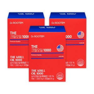 닥터루템 크릴오일 인지질56 THE 크릴오일 1000, 3박스