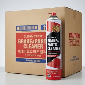 대림 크린텍 브레이크 파츠크리너 700ml 1박스 15개 기름 오일 찌든때 세정 제거제