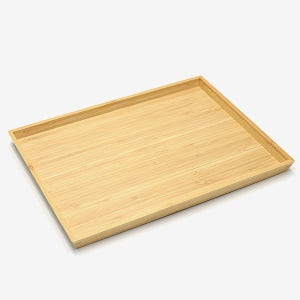 대나무 트레이 디저트 카페 원목 나무 쟁반 우드트레이 오스트비트 사각 라지 25x33cm