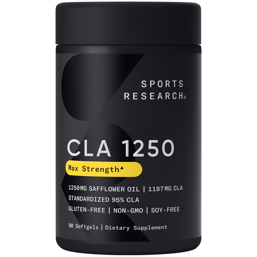 스포츠리서치 맥스 포텐시 95% <b>CLA 1250mg</b> 90정 공액리놀레산