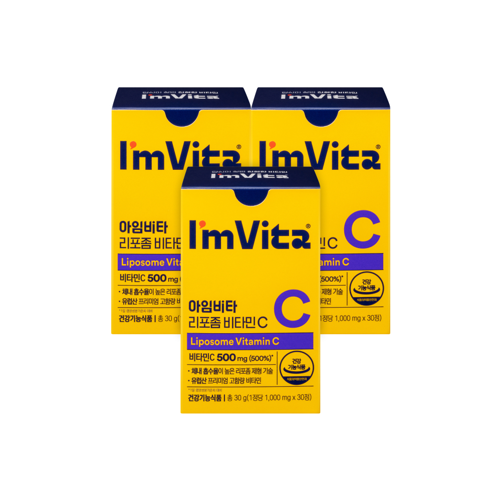 종근당건강 아임비타 리포좀 비타민C 30정, 3개