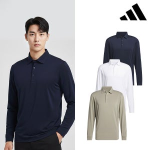 아디다스 SS 봄 간절기 코어 폴로 남성 카라 긴팔 골프 티셔츠 남자 상의 스포츠웨어