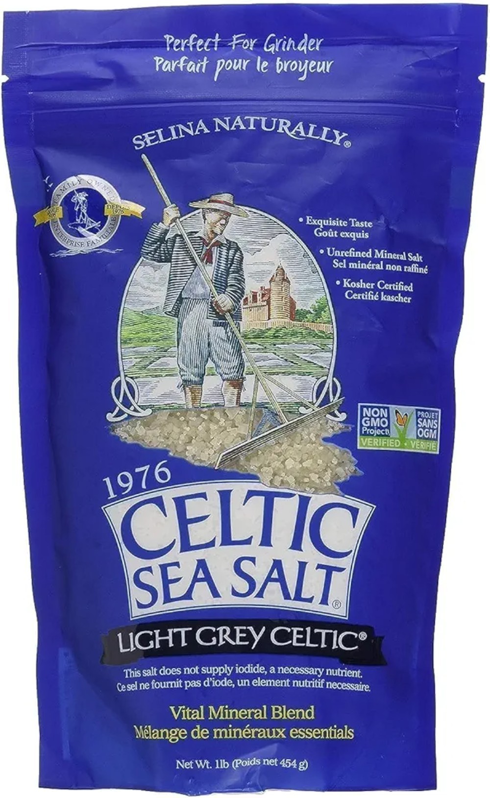 셀틱 소금 <b>Celtic Sea Salt</b> light grey <b>celtic</b> 454g
