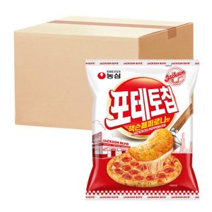 농심 포테토칩 잭슨페퍼로니맛 50g 16개