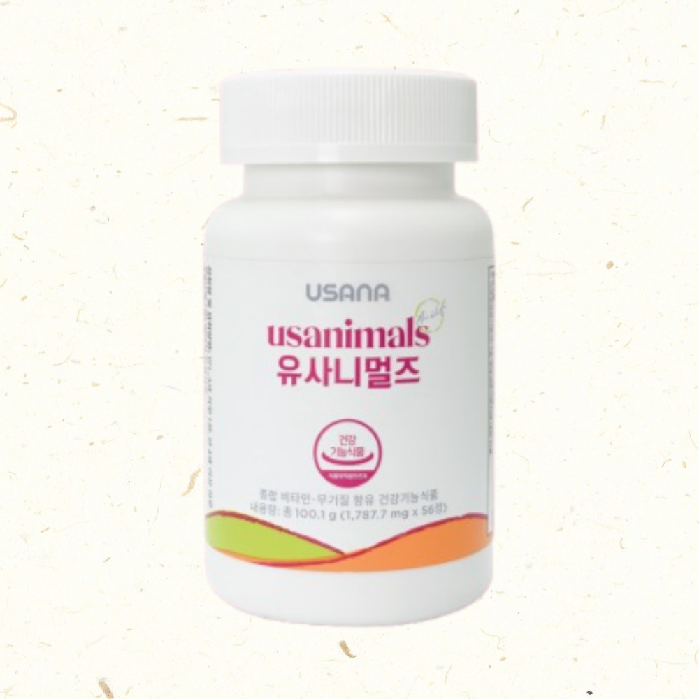 <b>유사나</b> 엄마의 사랑을 담은 <b>어린이</b> 멀티비타민 유사니멀즈 56정