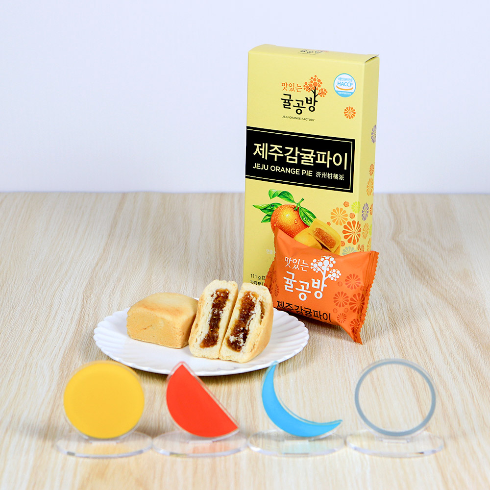 제주 귤공방 제주감귤파이 3개입 제주도기념품 간식 과자 프리미엄쿠키