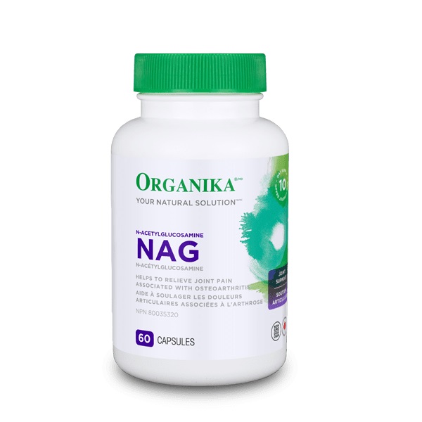 오가니카 <b>NAG</b> 500mg 60caps (ORGANIKA <b>NAG</b> N-Acetyl Glucosamine)