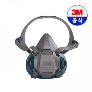 [공장직송] 3M 방진 방독 마스크 6502QL 반면형 면체 양구형 6000시리즈 마스크 / 필터미포함 / 평균납기 4일