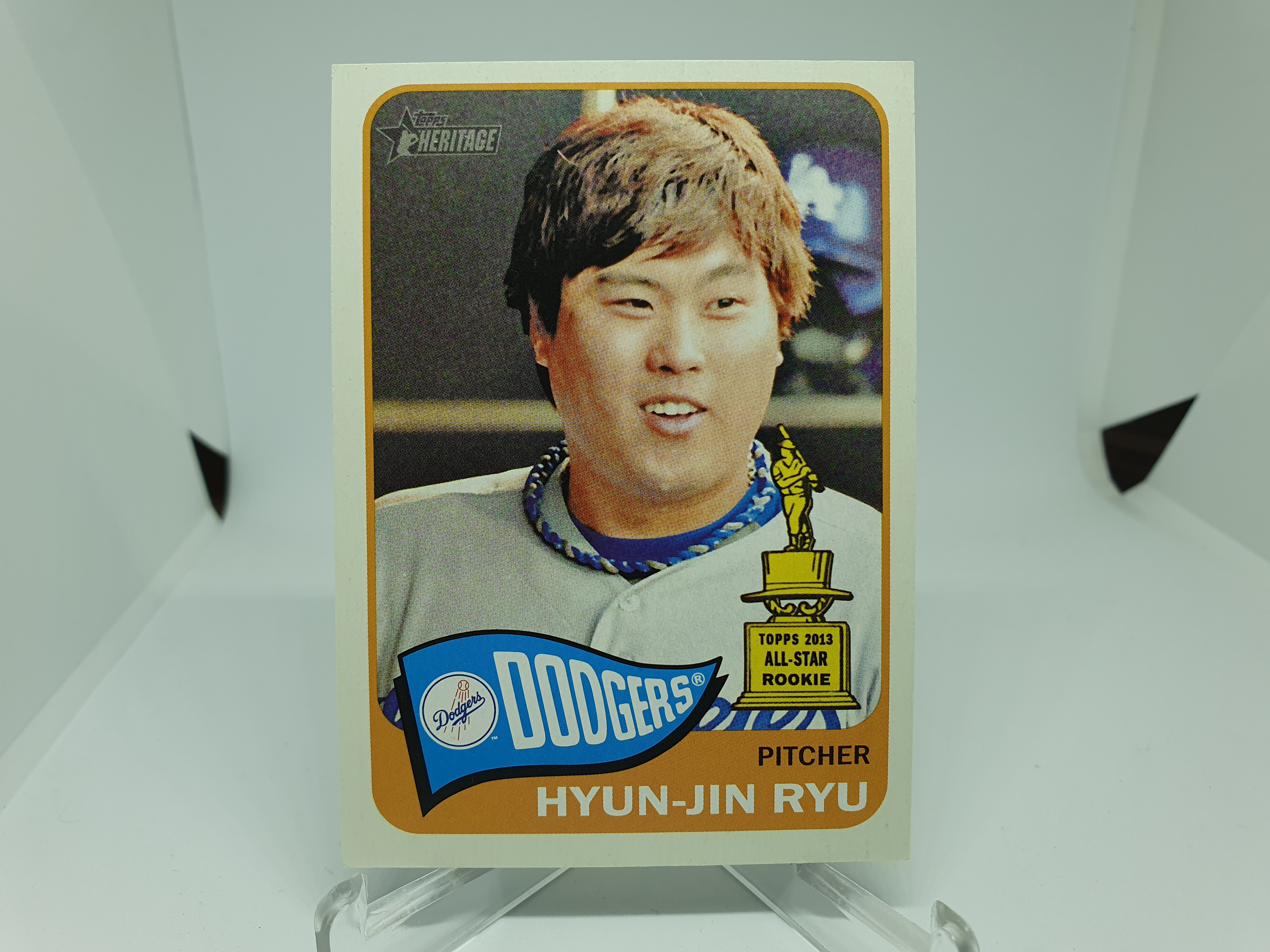 류현진 야구카드 2014 TOPPS Heritage MLB카드 LA 다저스 Dodgers