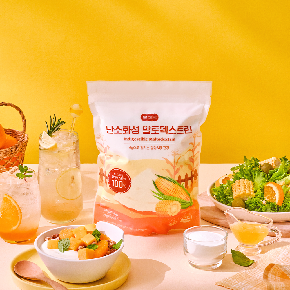 무화당 건강기능식품 식이섬유 <b>난소화성 말토덱스트린</b> 1kg x 2개