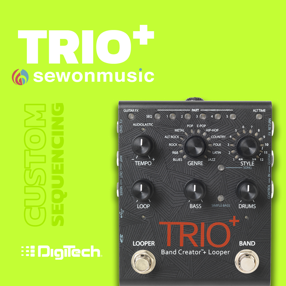 케이블무료/디지텍 Trio Plus 밴드 크리에이터 루프페달 기타이펙터