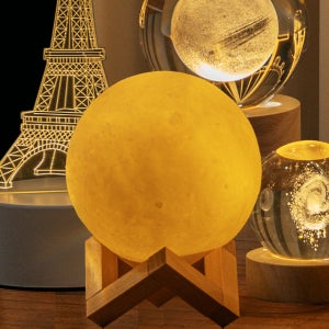 브루이 led 무드등 미니 달조명 수면등 취침등 침대 침실 탁상 달 무드등 8cm