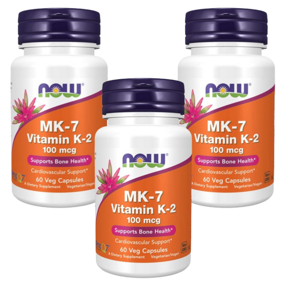 나우푸드 <b>비타민</b>k2 MK7 100<b>mcg</b> 60캡슐 3개 나우 <b>비타민K2mk</b>7