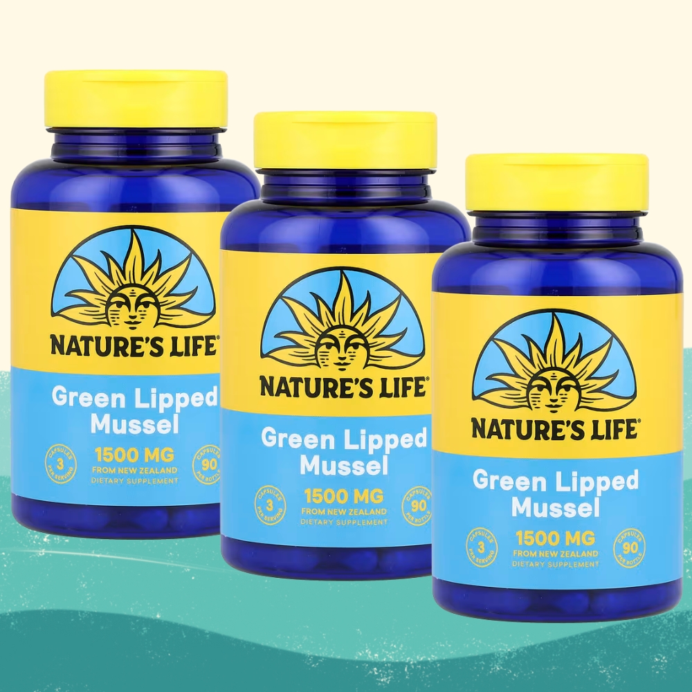 (1+1+1) <b>네이쳐스라이프</b> Green Lipped Mussel 초록입홍합 90정