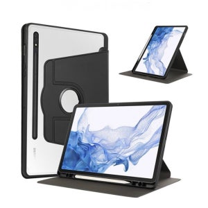 세상의모든제품 갤럭시탭S9 S펜수납 회전 스마트 북커버 케이스 SM-X710 X716