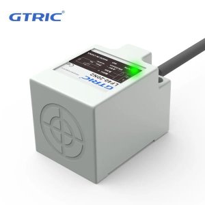 GTRIC TL-N20MC1 유도 근접 센서, 3 선 IP67 감지 거리 10mm 사각 금속 스위치, NPN PNP NO NC 10-30VDC