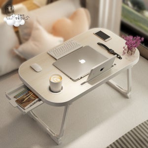접이식 베드테이블 서랍형 좌식테이블 침대 간이 보조책상
